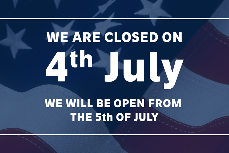 Office Closed on July 4th